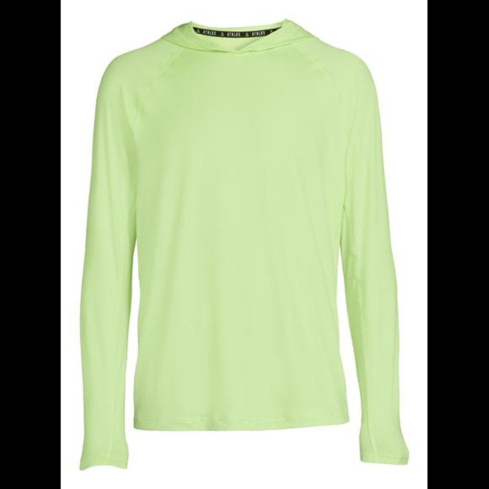 Athlux Men's Active Lightweight Jersey Performance Pullover Hoodie